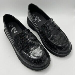 Art Class Shoes Girl's Size 3 Celia Loafers Slip On Black Patent Leather Loafer